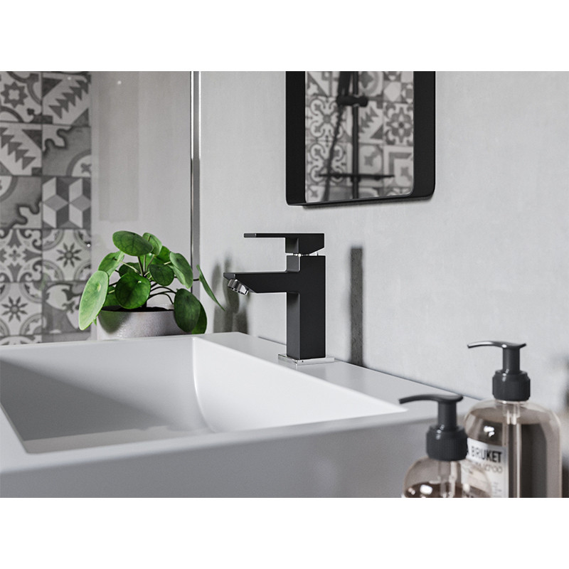 Baterie lavoar, Ferro, Zicco, negru mat - 3 | YEO