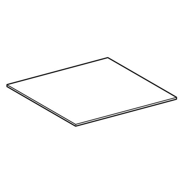 Blat de sticla, Geberit, Xeno2, pentru mobilier mic, 45 x 45 cm - 2 | YEO