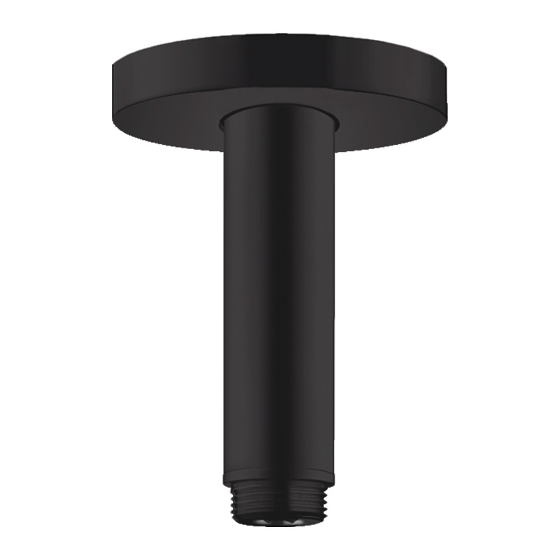 Brat de dus, Hansgrohe, cu montaj pe tavan, 10 cm, negru mat
