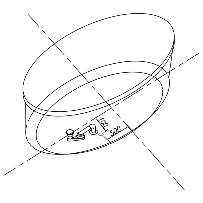 Cada freestanding, Kolpasan, Soft, ovala, 180 x 80 cm, alb - 3 | YEO