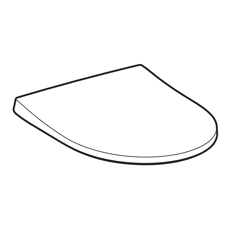 Capac WC, Geberit, iCon, soft close, alb lucios - 1 | YEO