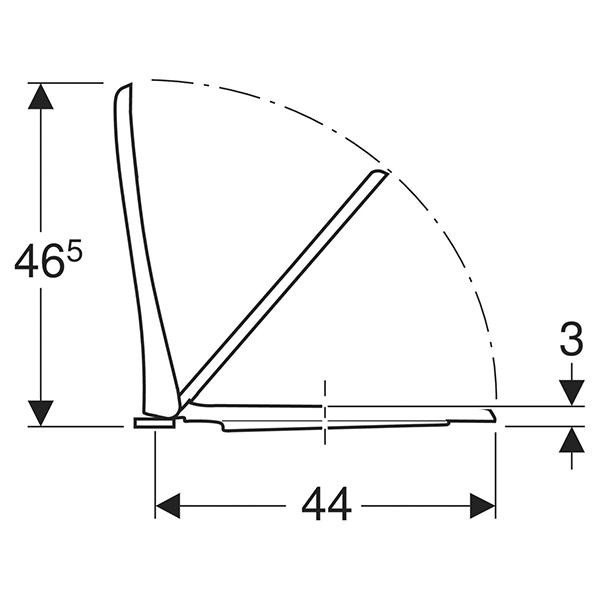 Capac WC, Geberit, Selnova, cu colac WC pentru copii, alb - 3 | YEO
