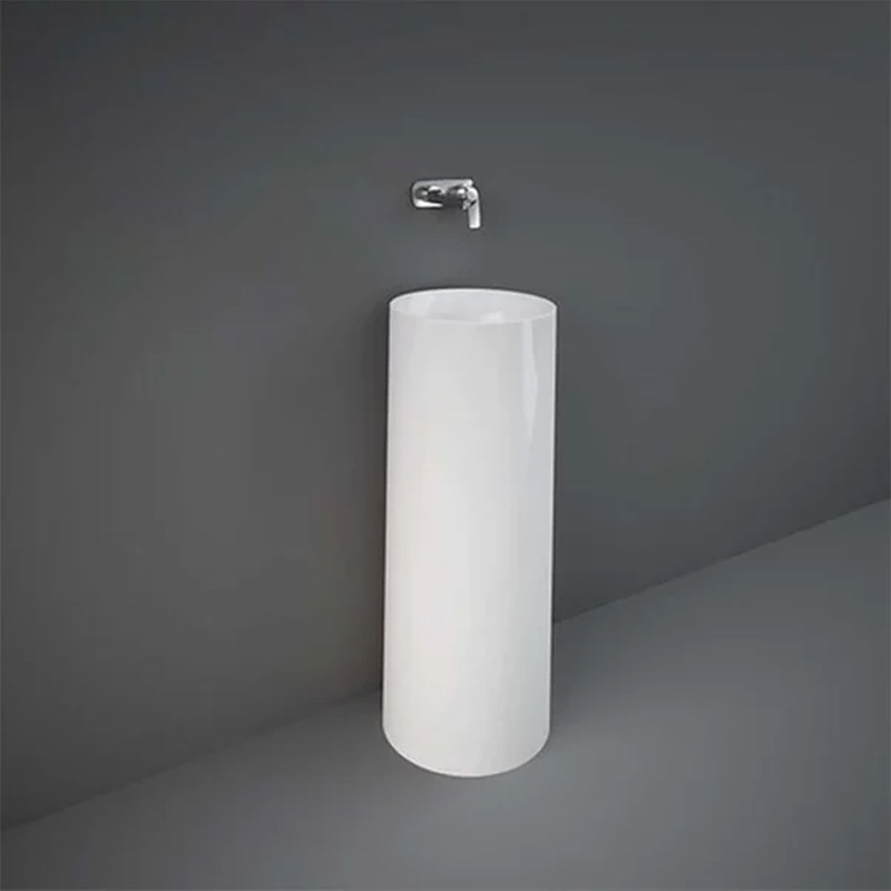 Lavoar rotund freestanding Rak Ceramics, Petit, 36 cm, alb, PETFS13600AWHA - 2 | YEO