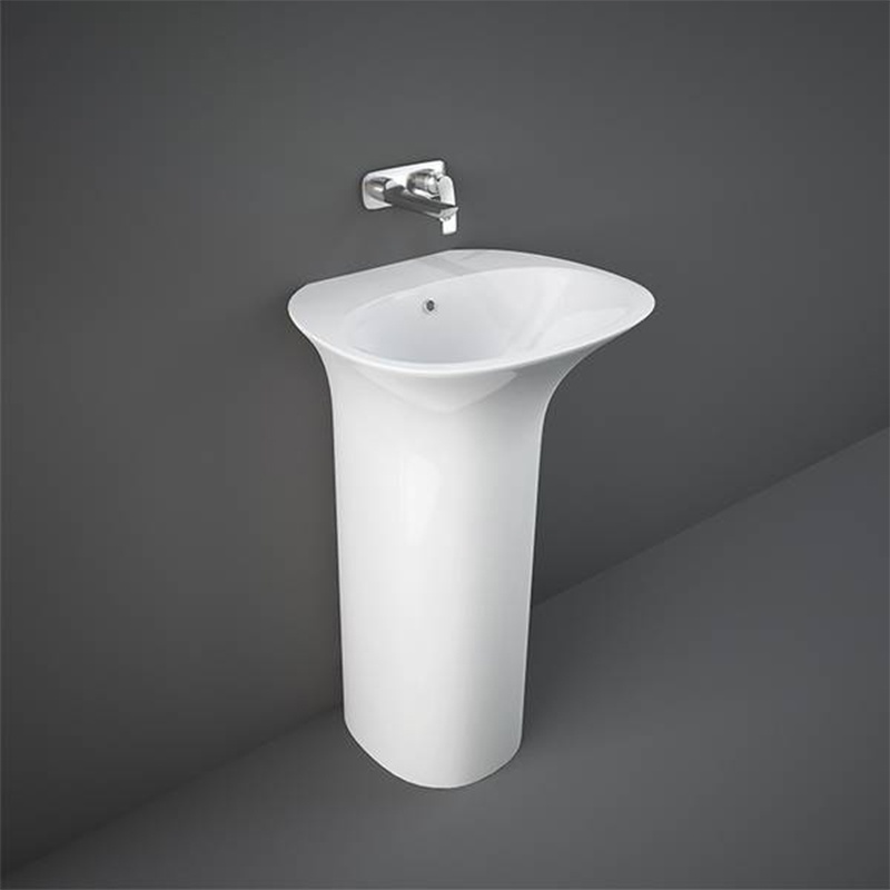 Lavoar stativ Rak, Sensation, fără orificiu pentru baterie, alb, 55 x 46 cm - 1 | YEO