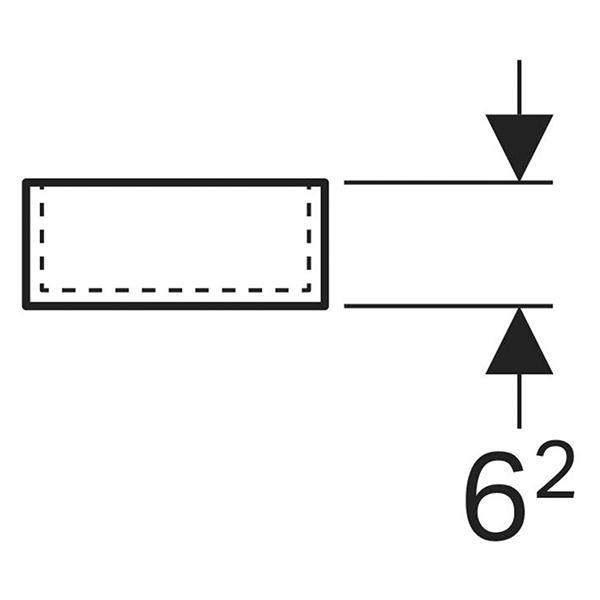 Organizator pentru sertar, Geberit, Xeno2, pentru mobilier de lavoar, gri - 3 | YEO