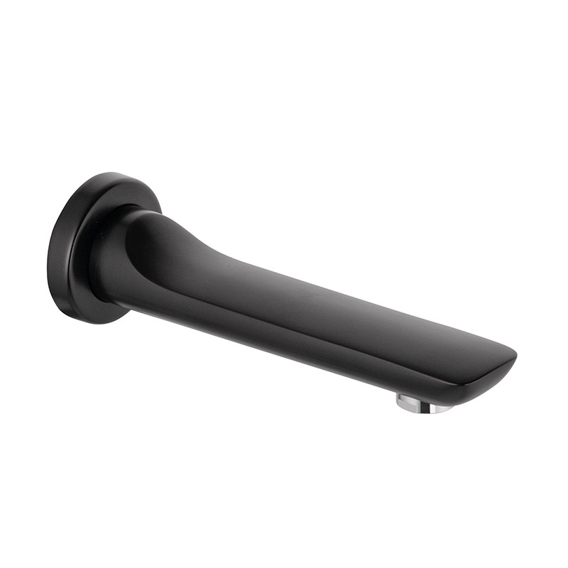 Pipă de umplere pentru cadă, Kludi, Balance, 17 cm, negru mat