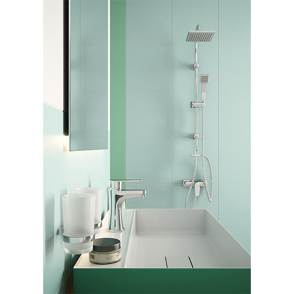 Set de dus, Ferro, Squerto, cu palarie si para de dus, crom - 1 | YEO