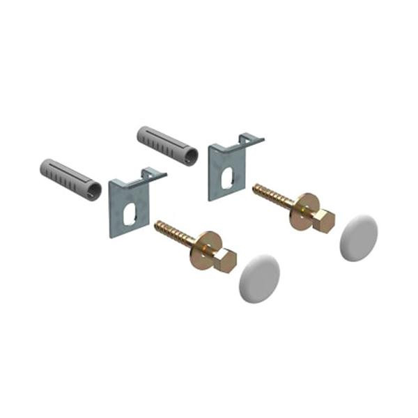 Set de fixare pentru pisoar, Geberit, Kerafix, capac alb