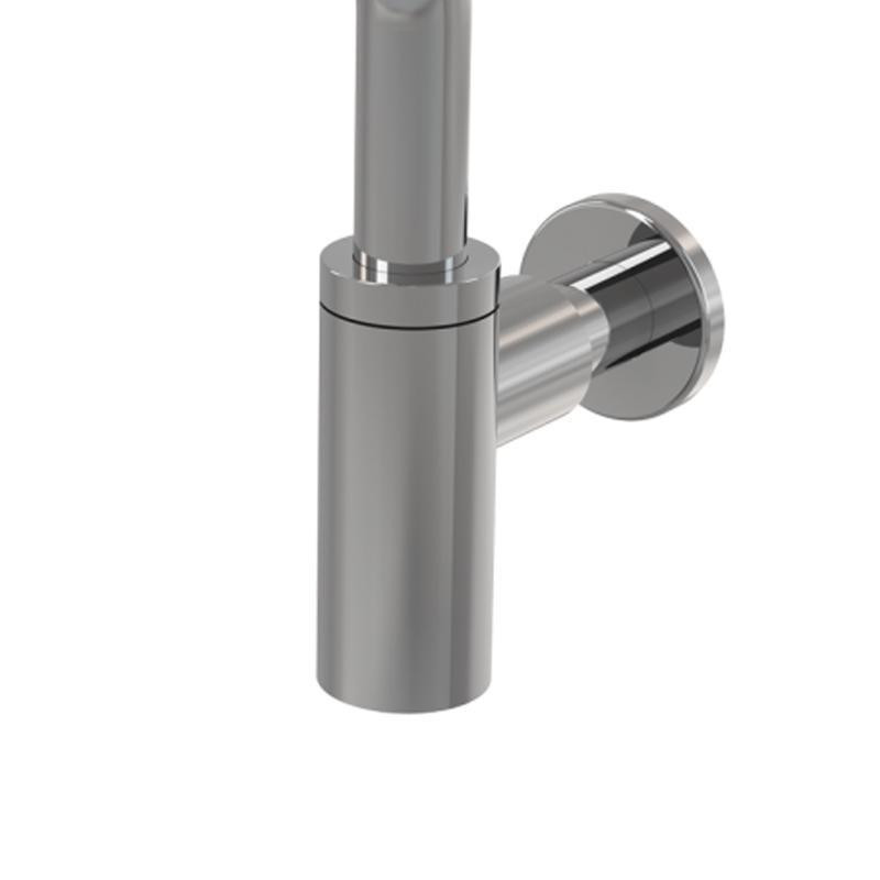 Sifon lavoar Alcadrain, metal, pentru economie de spatiu, crom - 2 | YEO