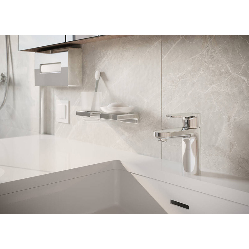 Suport cutie de servetele, Hansgrohe, AddStoris, crom - 2 | YEO