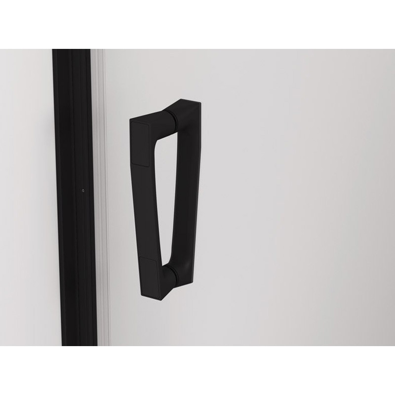 Ușă culisantă Ronal SanSwiss, Cadura 120 cm, din două elemente, negru mat - 1 | YEO