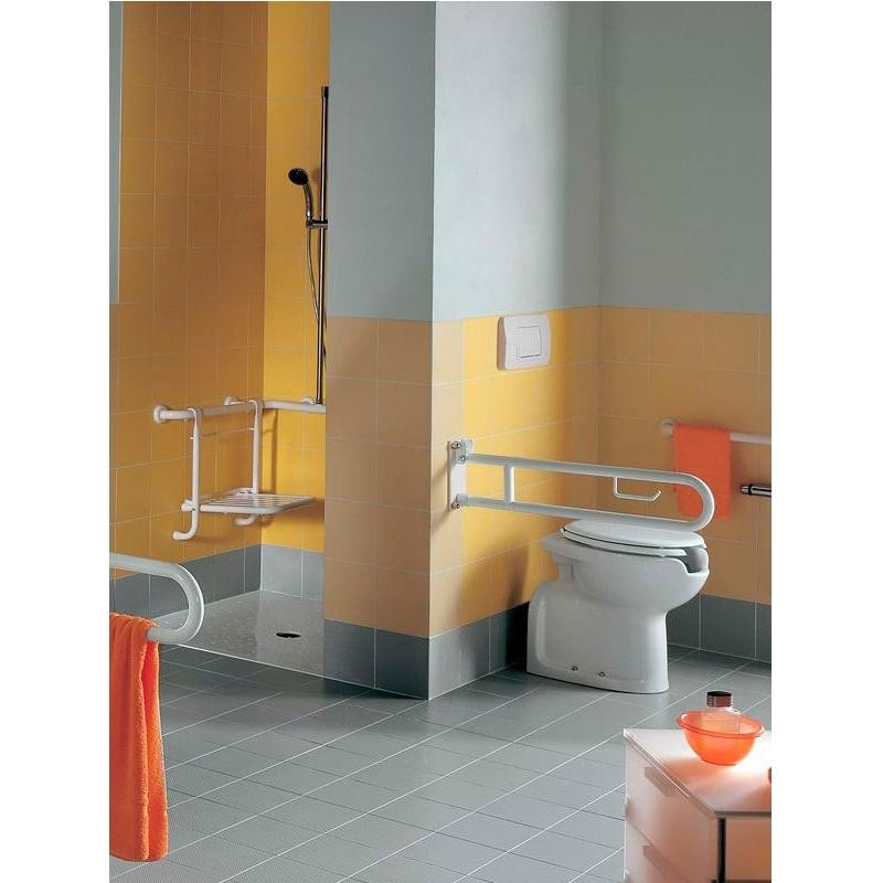Vas WC pentru persoane cu dizabilitati, Hatria, Autonomy, cu deschidere frontala, alb - 2 | YEO
