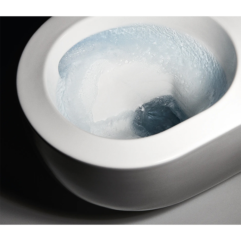 Vas WC stativ, Hatria, Centrica, back-to-wall, Pure Vortex, alb - 3 | YEO