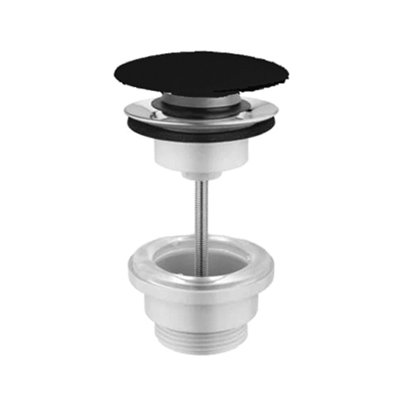 Ventil click - clack, Hatria, cu preaplin, negru mat