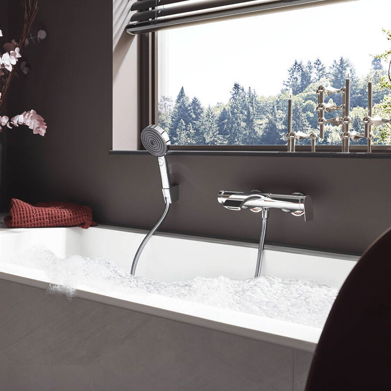 Baterie cada - dus, Hansgrohe, Vivenis, crom - 2 | YEO