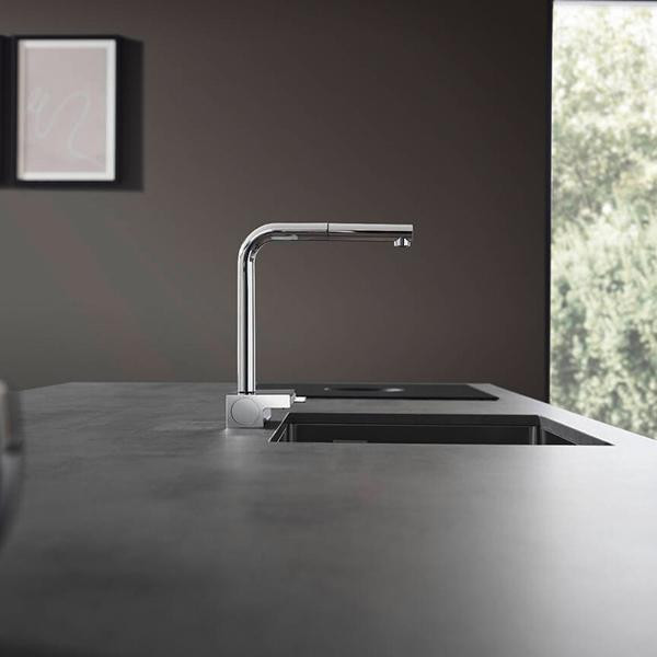 Baterie de bucatarie, Hansgrohe, Aquno Select M81 250, 2jet, sBox, crom - 2 | YEO
