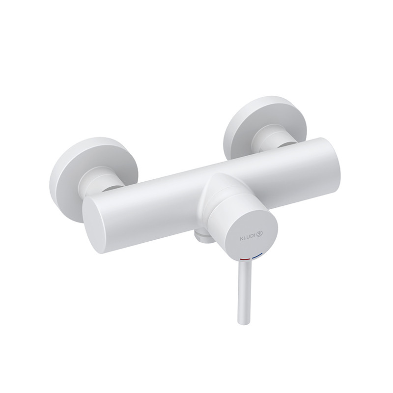 Baterie de duș, Kludi, Bozz, alb mat, 388315376