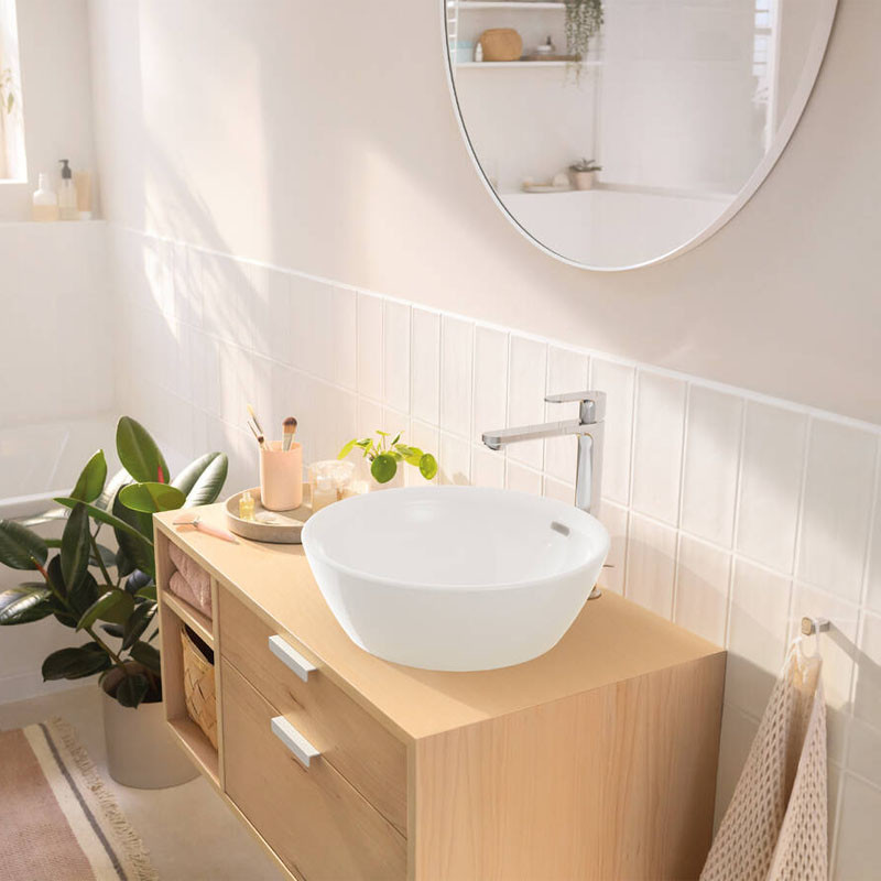 Baterie lavoar cu ventil, Hansgrohe, Rebris S 240, crom - 2 | YEO