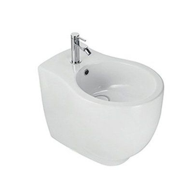 Bideu stativ Hatria, Le Fiabe, back-to-wall, alb