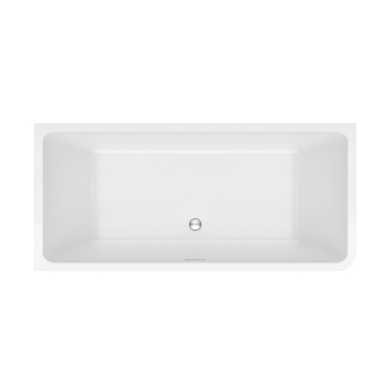 Cada dreptunghiulara, Kolpasan, Elektra-SP-D, montaj pe dreapta, 175 x 75 cm, alb - 1 | YEO
