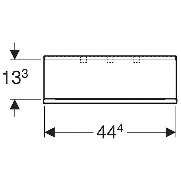 Etajera de perete, Geberit, Acanto, gri-nisip - 1 | YEO