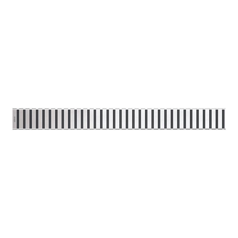 Grătar pentru rigolă, Alcadrain, Line, 75 cm, crom mat