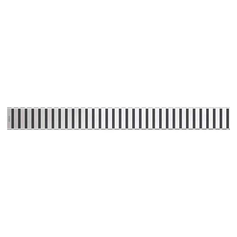 Grătar pentru rigolă, Alcadrain, Line, 95 cm, crom mat