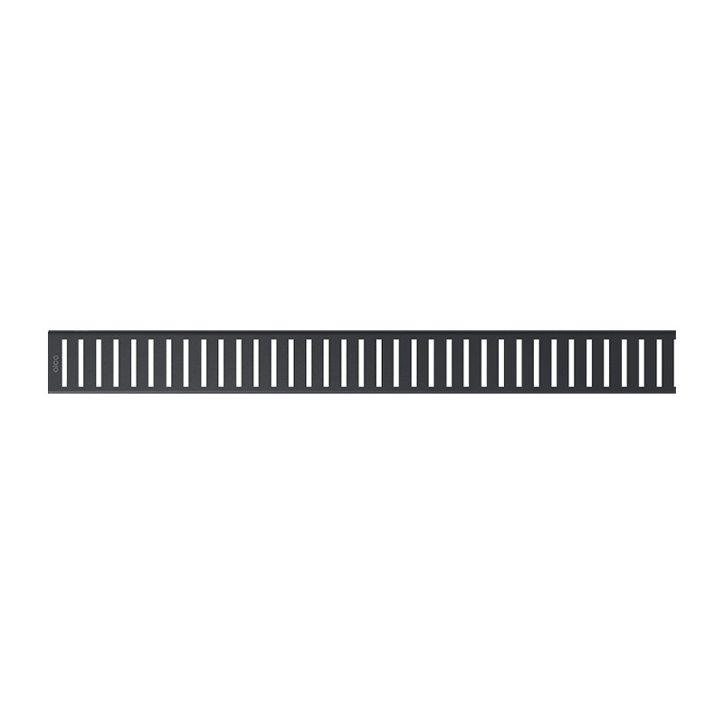 Grătar pentru rigolă, Alcadrain, Pure, 85 cm, negru mat