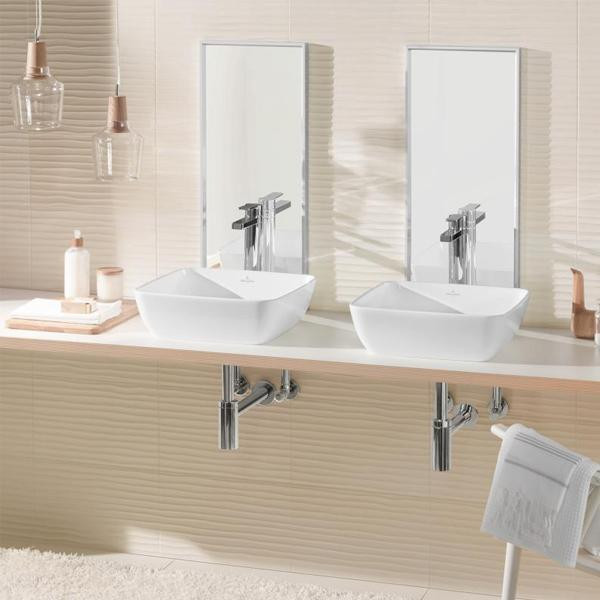 Lavoar pe blat Villeroy & Boch, Artis, 41 cm, alb alpin - 3 | YEO