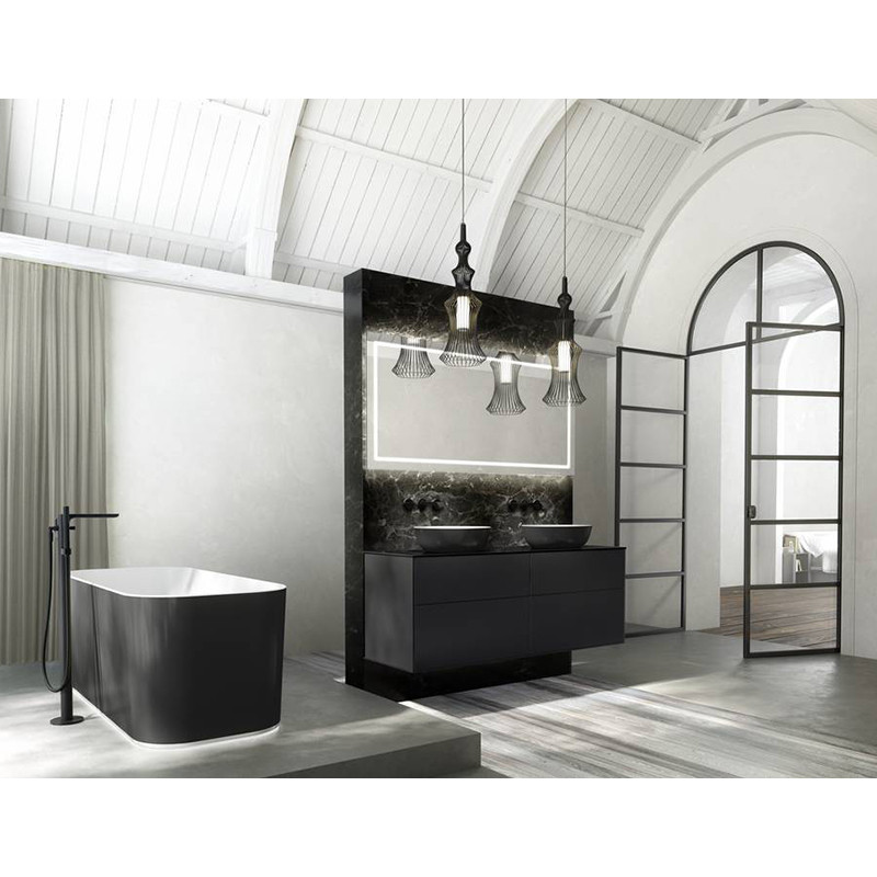 Lavoar pe blat, Villeroy & Boch, Artis, rotund, 43 cm, coal black - 1 | YEO