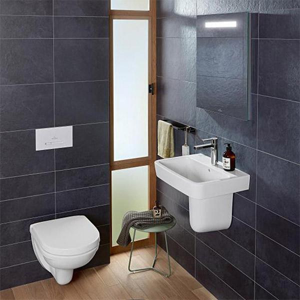 Lavoar suspendat, Villeroy & Boch, O.Novo, dreptunghiular, 55 cm, alb alpin - 2 | YEO
