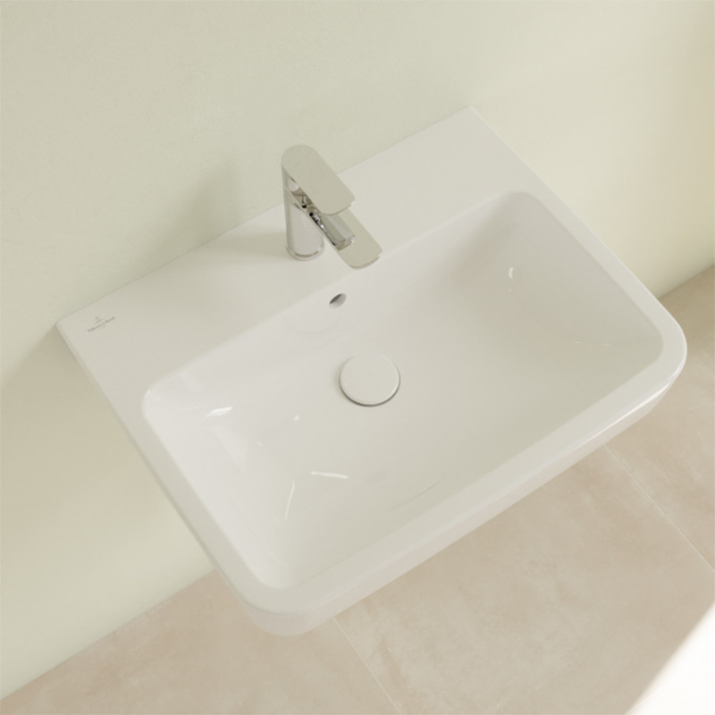 Lavoar suspendat, Villeroy & Boch, O.Novo, dreptunghiular, 60 cm, alb - 2 | YEO