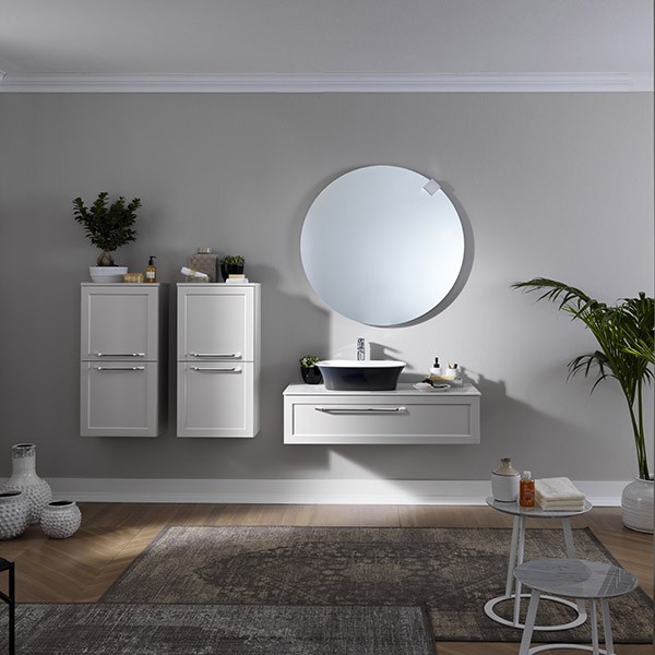 Masca cu blat pentru lavoar, Kolpasan, Blanche, 110 cm, alb - 3 | YEO