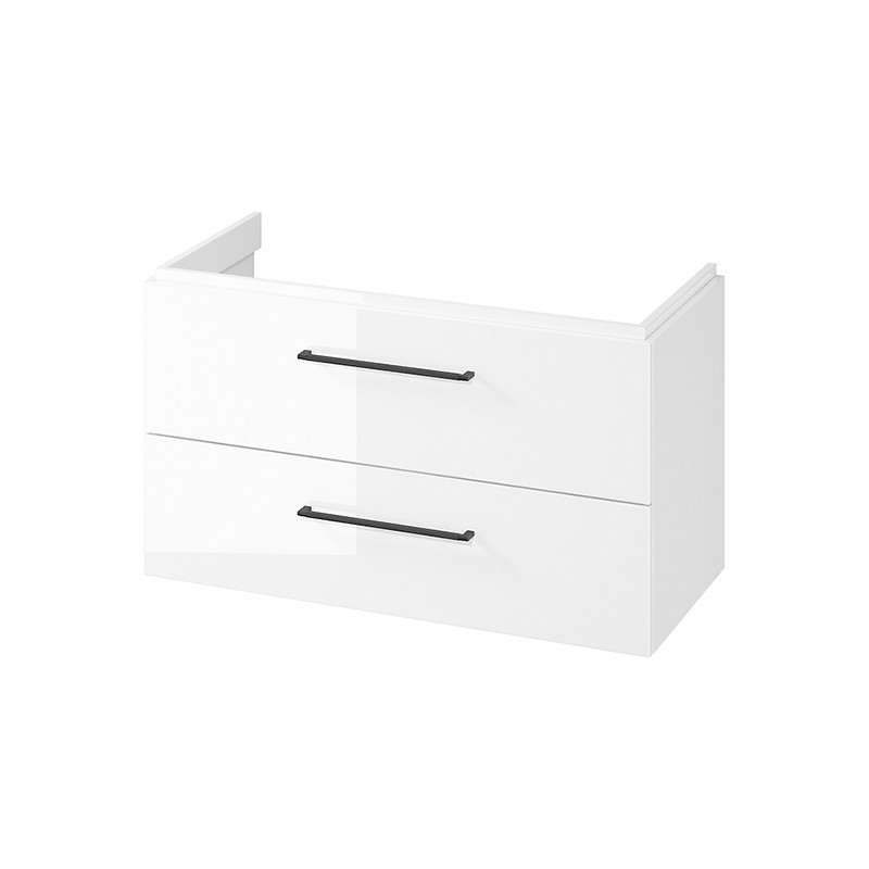Mobilier suspendat, Cersanit, Larga, dreptunghiular, 100 cm, alb - 1 | YEO