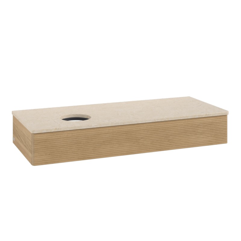 Mobilier suspendat pentru lavoar, Villeroy & Boch, Antao, 120 cm, crem/stejar - 1 | YEO