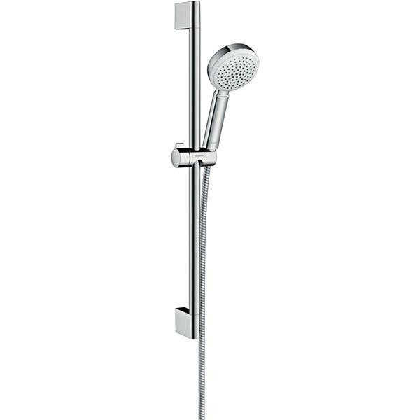 Set de dus cu bara 65 cm Hansgrohe, Crometta 100, para si furtun, crom