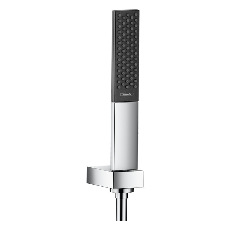 Set de duș, Hansgrohe, Rainfinity 100, cu pară, suport de pară și furtun 160 cm, crom