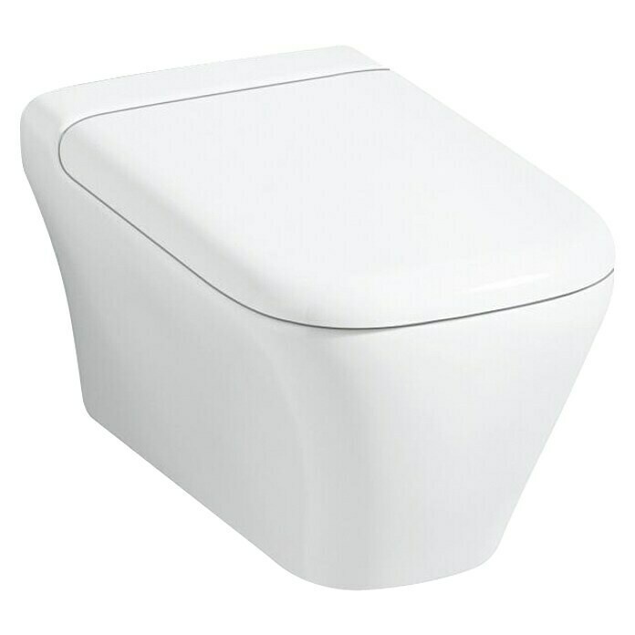 Set Geberit, MyDay, format din vas WC suspendat rimfree, cu capac și bideu, alb - 3 | YEO