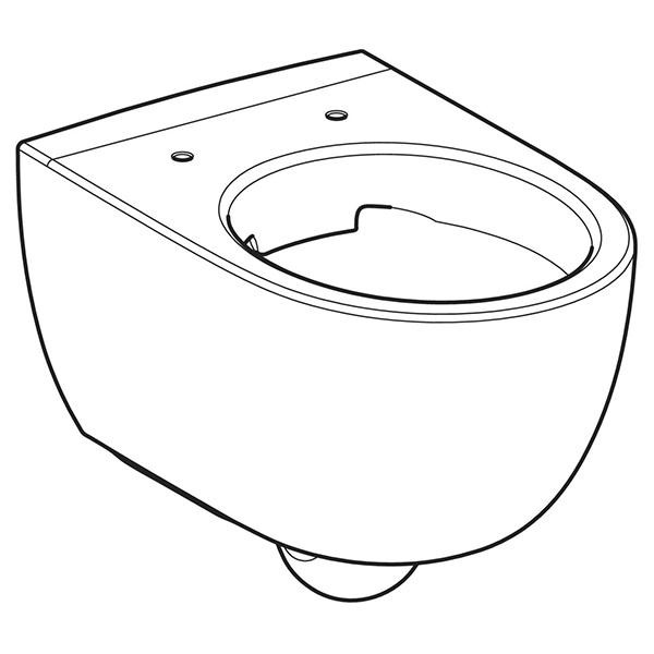 Vas WC suspendat Geberit, Selnova, forma inchisa, rimless, 35,5 x 55 cm, alb - 2 | YEO
