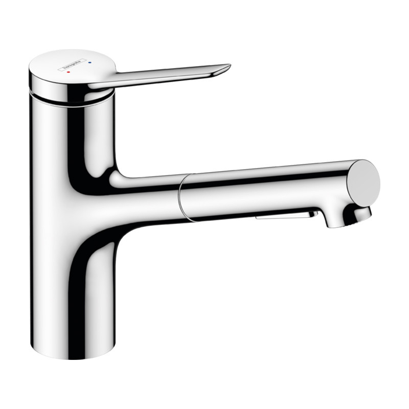 Baterie de bucatarie, Hansgrohe, Zesis M33 150, sBox, crom