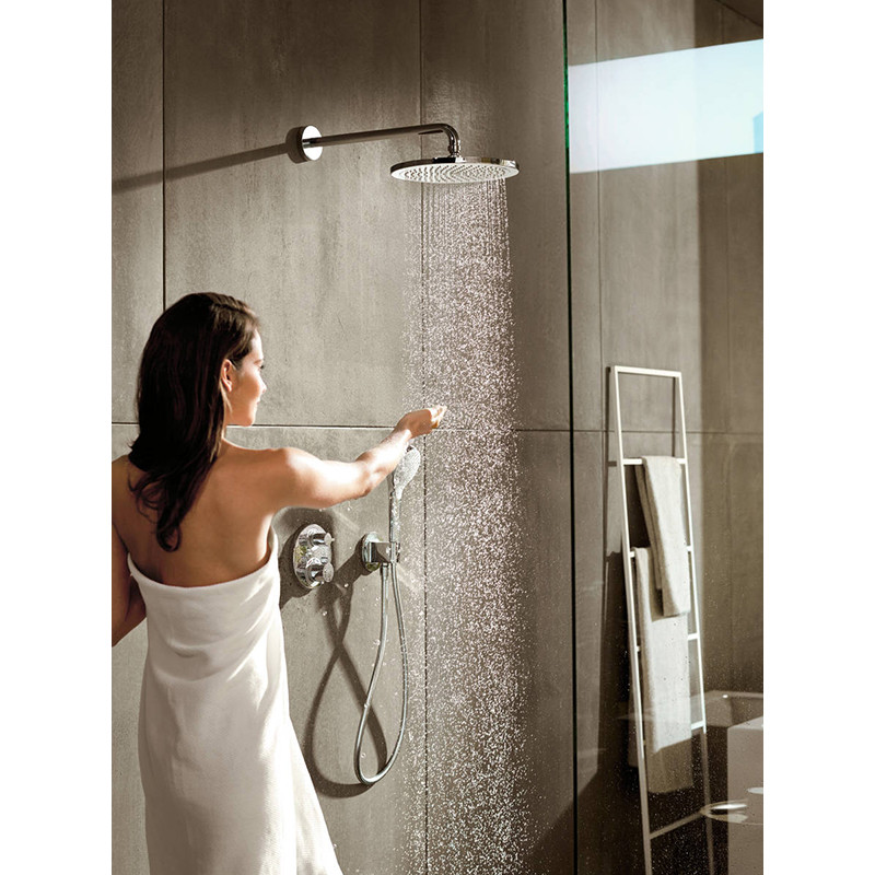 Baterie de dus, Hansgrohe, Ecostat S, doua functii, crom - 2 | YEO