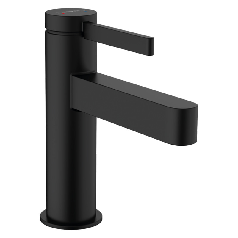 Baterie lavoar, Hansgrohe, Finoris 100, negru mat