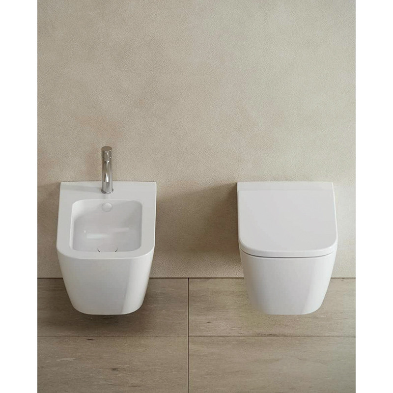 Bideu suspendat, Hatria, Tecna, 35,5 x 55 cm, alb - 2 | YEO