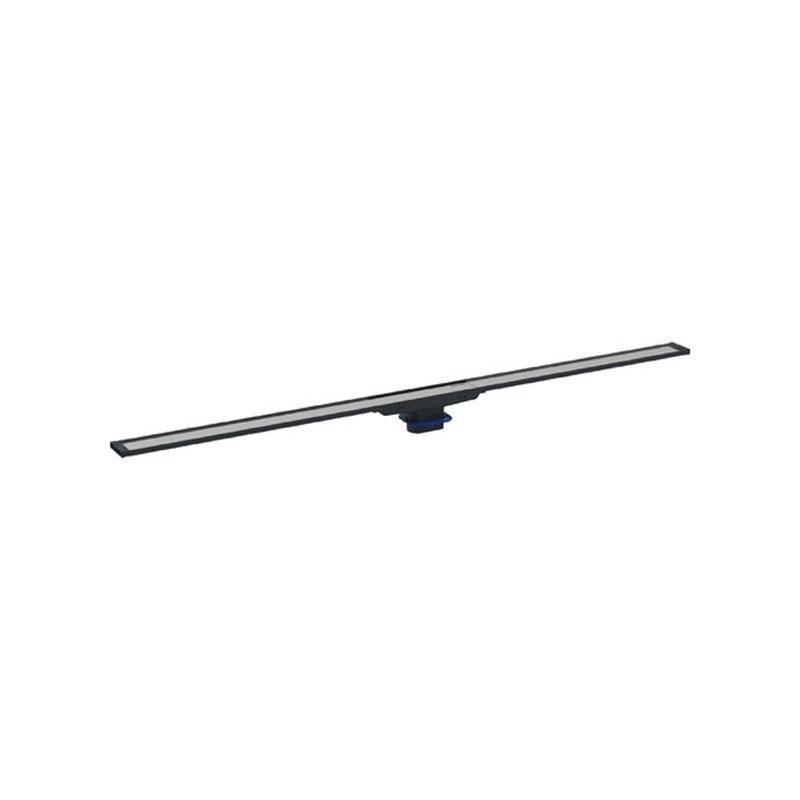 Capac rigola dus Geberit, CleanLine 20, 30-130 cm, Negru-Crom Lucios Periat