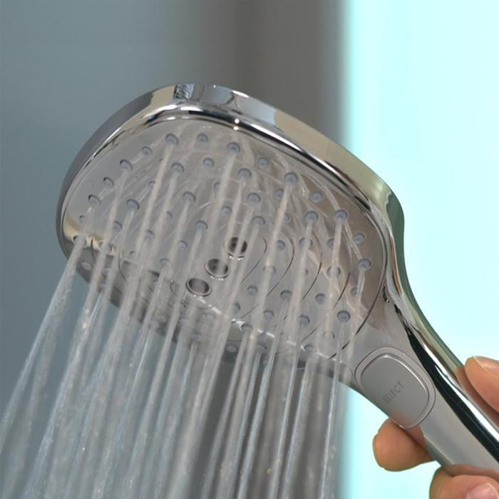 Para de dus Hansgrohe, Raindance Select E 120, cu 3 jeturi, crom - 2 | YEO