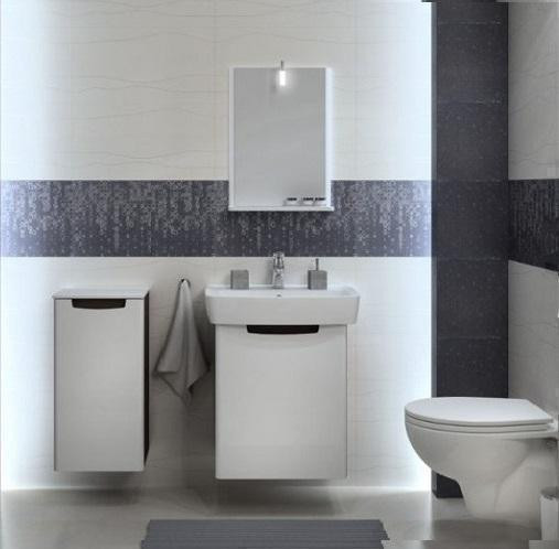 Set mobilier si lavoar, Kolo Geberit Group, Rekord, 50cm, alb lucios - 1 | YEO
