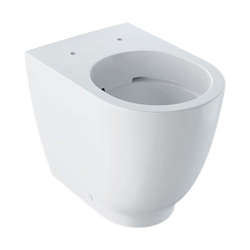 Vas WC stativ, Geberit, Acanto, back-to-wall, rimless, alb