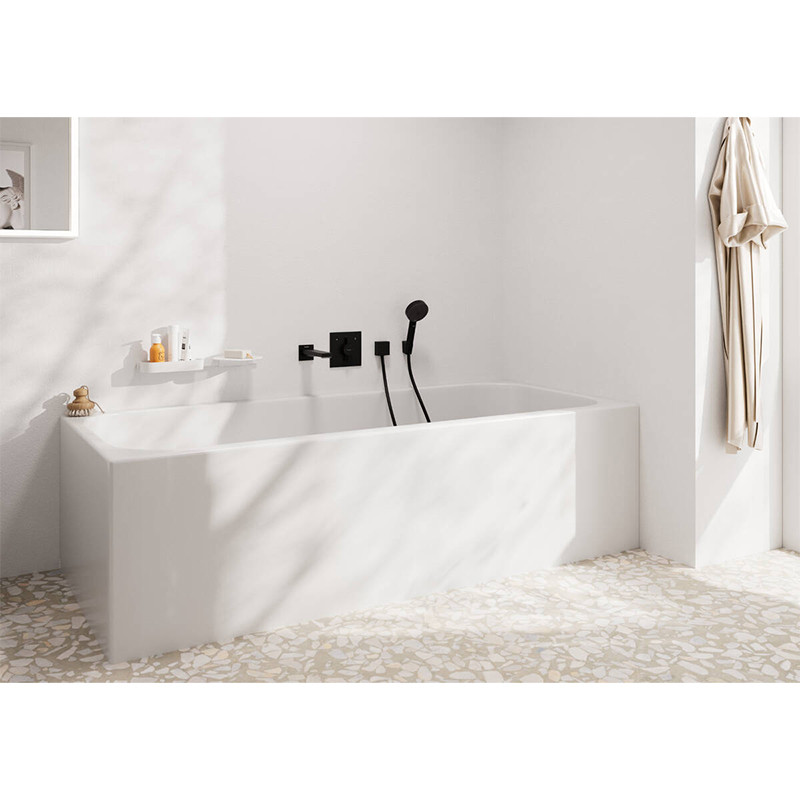 Baterie cadă - duș, Hansgrohe, DuoTurn E, negru mat - 2 | YEO