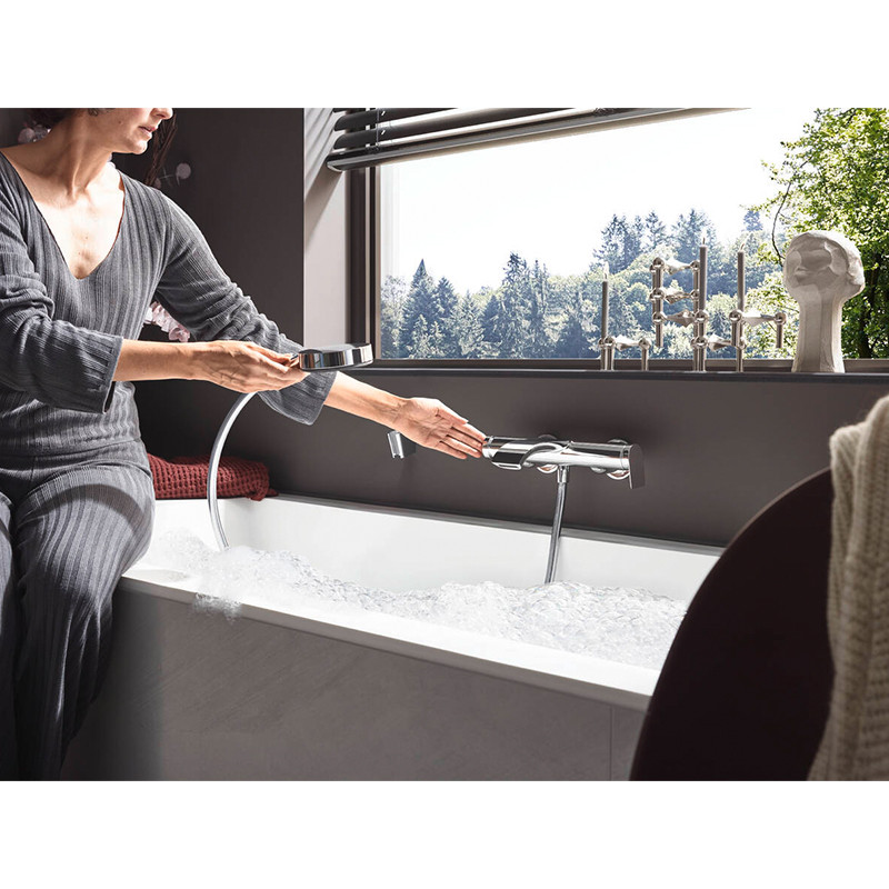 Baterie cada - dus, Hansgrohe, Vivenis, crom - 3 | YEO