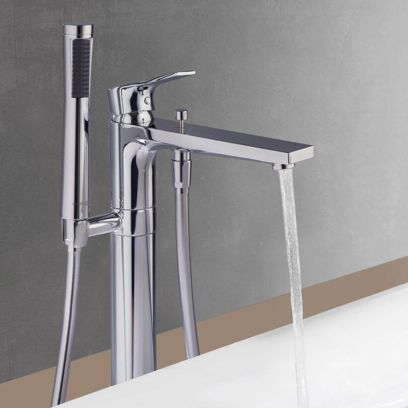 Baterie de cada, Kludi, Zenta SL, pentru cazile freestanding, crom - 2 | YEO